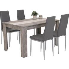 Tische Poco Helene Dining Set 80x140cm 5pcs