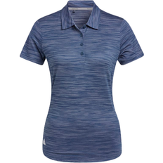 Recycled Fabric - Women Polo Shirts adidas Women's Space-Dyed Short Sleeve Polo Shirt - Crew Navy/White