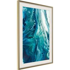 Acrylic pouring Artgeist Inramad Tavla Acrylic Pouring II Poster