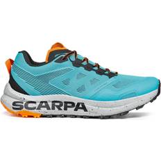 Scarpa Man Running Shoes Scarpa Mens Spin Planet Trail Running Shoes Azure Black