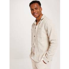 Les Deux Isaac Linen Overshirt - Ivory