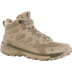 Men - White Hiking Shoes OBOZ Katabatic Mid Sandbox Men's Shoes White