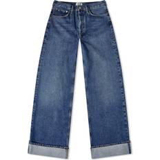 Gold Jeans Agolde Dame Wide Leg Turn Up Jean