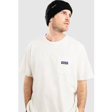 Patagonia Tessuto Biologico Magliette Patagonia Daily Pocket T-Shirt - Birch White