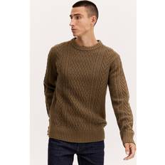 Brons - Herr Tröjor Blend He Stickad pullover Brown av 85% Akryl, 15% Ull, för Herr