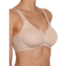 Naturana Beha's Naturana Molded Cotton Soft Bra - Beige