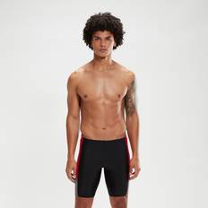 Speedo Dive Splice Jammer Aquashorts Mens - Sort/Rød