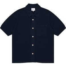 Shirt Rollo Cotton Linen Navy