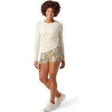 Smartwool Women Panties Smartwool Women's Active Lined Short Almond Meadow Print