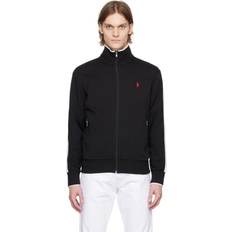 Outerwear Polo Ralph Lauren Cotton Interlock Track Jacket Black