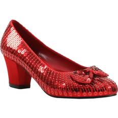 Scarpe Ellie Shoes 1" Heel Sequined Red Slipper Shoe Child