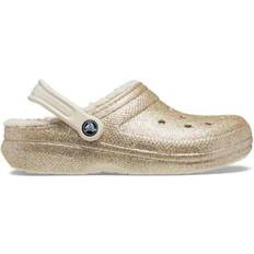Crocs Gold Outdoor Slippers Crocs Classic Glitter Lined - Multi Gold