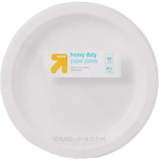 up & up Disposable Plates Heavy Duty 8.5" 55pcs