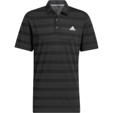 adidas Two-Color Stripe Polo Shirt - Black/Grey Six