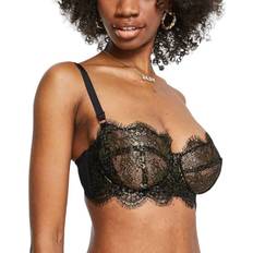 Figleaves Pulse Underwired Balcony Bra - Black/Gold
