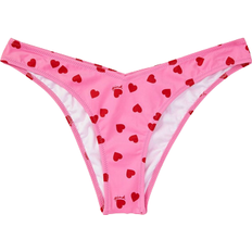 PINK V Front Itsy Bikini Bottom - Dreamy Pink Heart