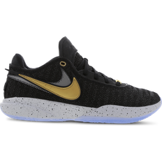 Mittelfußstütze Basketballschuhe NIKE LeBron 20 - Black/White/Pure Platinum/Metallic Gold