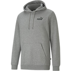 Puma Essential Small Logo Hoodie - Medium Grey Heather