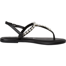 Tamaris Leather Sandal - Black