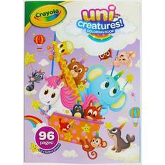 Animals Coloring Books Crayola Uni Creatures Coloring Book with Sticker Sheet