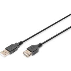 Digitus USB A - USB A M-F 2.0 3m