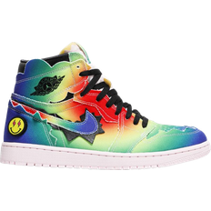 Air jordan 1 pink Nike Air Jordan 1 J Balvin - Multicolor/Black/Pink Foam