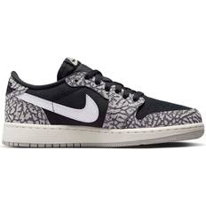 Children's Shoes Nike Air Jordan 1 Low OG - Black/Tech Grey/White/Muslin