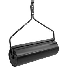 Rouleaux de pelouse vidaXL Rouleau À Gazon De Jardin Noir 63 L Fer