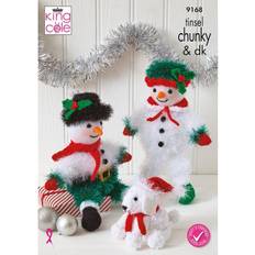 Patrons de Broderie King Cole Figures Tinsel Chunky 9168