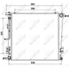 NRF 53163 Kühler, Motorkühlung
