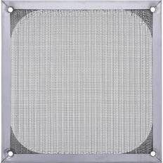 InLine Fan guard, Aluminium, Sølv, 140