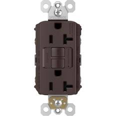 Legrand Circuit Breakers Legrand radiant 20 amp 125-volt tamper resistant self-test gfci duplex outlet