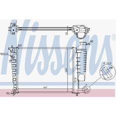 Computer Cooling Nissens Radiator Engine Cooling 613671