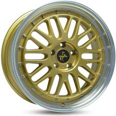 Autofelgen Keskin Kt22 Gold lip polish 8x18 5x108 ET45