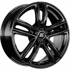 5/100 Bilfälgar RC Design Shiny Black 7.0x17 5/100.00 ET41 B56.1