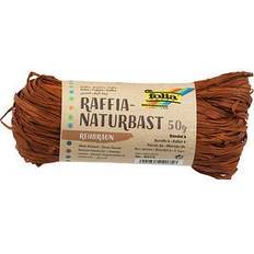 Bänder Folia folia Naturbast matt rehbraun 0,5 mm x 50,0 g