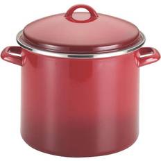 Carbon Steel/Cast Iron Stockpots Rachael Ray Enamel On Steel with lid 11.35 L