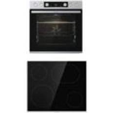 Gorenje Backöfen Gorenje Easy Heißluft Set 2 BCS6737E06X ECD634X