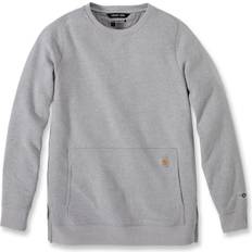 Carhartt Nainen Neuleet Carhartt Relaxed Fit Lightweight Sweatshirt - Asfalttiheather