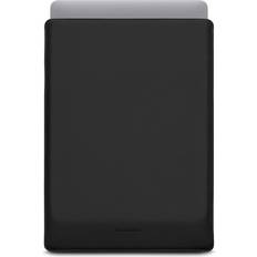 Woolnut Computertilbehør Woolnut Coated PU Sleeve Til MacBook Laptop 370 x 260mm Sort
