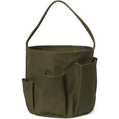 Beuteltaschen ferm LIVING Bark Garden Bucket Bag Olive