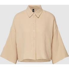 Round Shirts Vero Moda Natali Blouse Beige