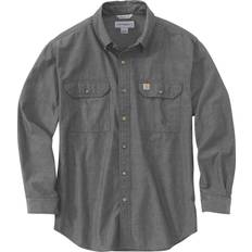 Carhartt Loose Fit Midweight Chambray Long-Sleeve Shirt - Black