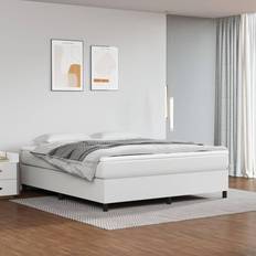 Letti e Materassi vidaXL Giroletto Bianco 160x200 cm in Similpelle