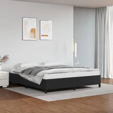 Letti e Materassi vidaXL Giroletto Nero 160x200 cm In Similpelle