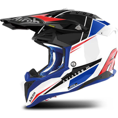 Airoh Crosshjelm Aviator 3, Push Blå/Rød Herre