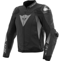Dainese Super Speed 4 Leather Jacket - Black/Grey