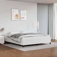 Letti e Materassi vidaXL Giroletto Bianco 160x200 cm In Similpelle