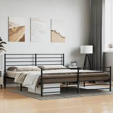 vidaXL Sengeramme i Metall Uten Madrass 180x200 cm Sängram