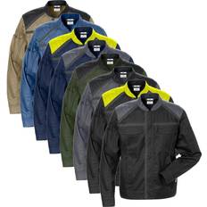 Fristads dame arbejdsjakke, Marine/Hi-Vis gul